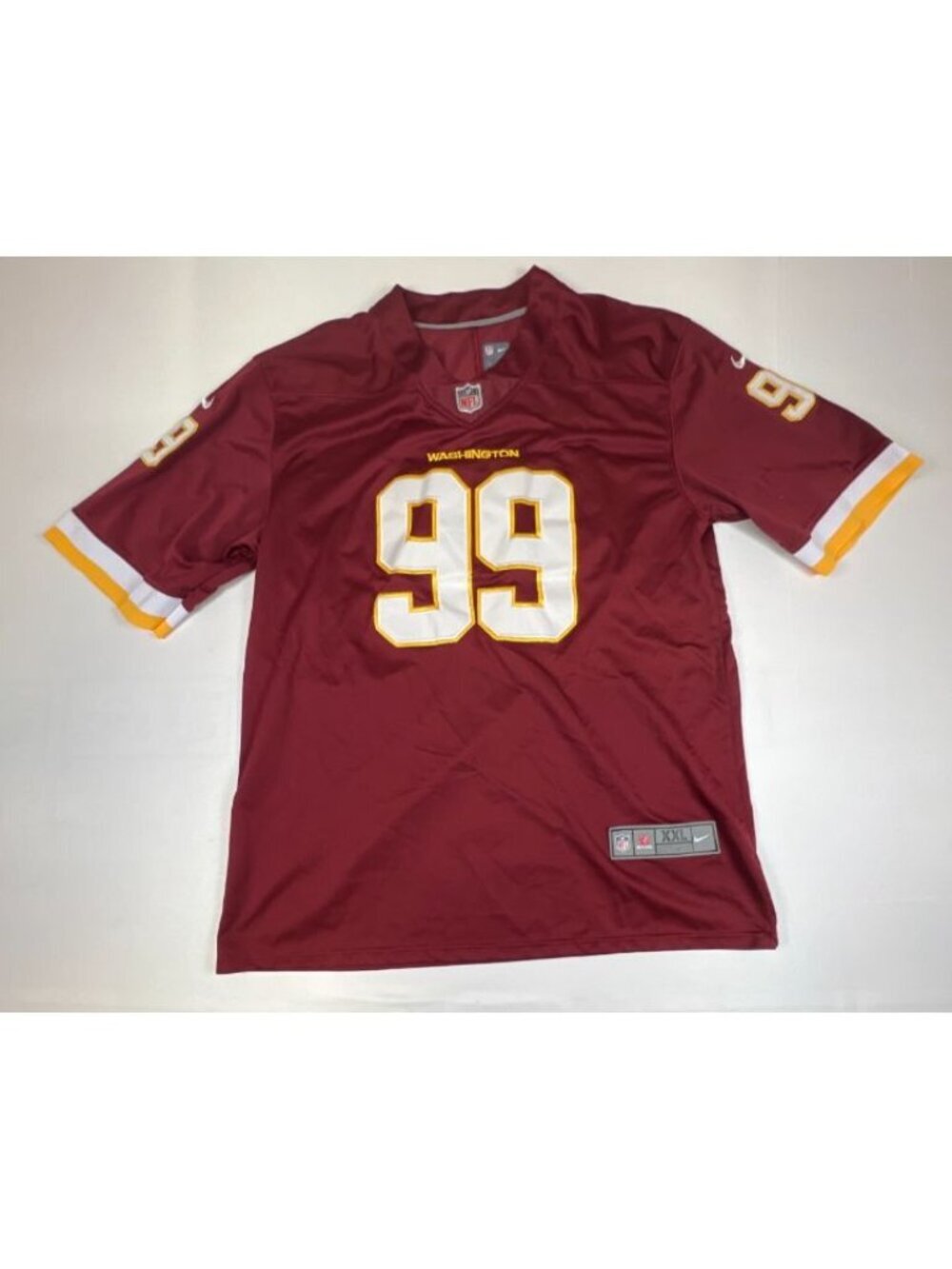Nike Washington Commanders Chase Young #99 Jersey Men’s XXL Burgundy Gold NFL
